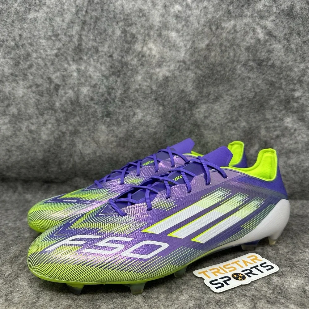 Adidas Adizero F50 Elite FG Soccer Cleats Mens 12.5 Purple Radiant Blaze JH7615